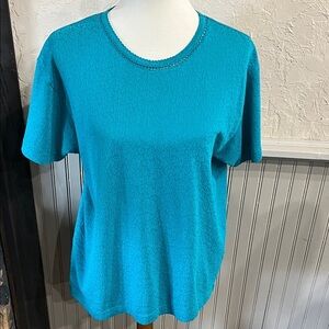 Russ Teal Short Sleeve Women's Tee